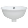 Lavabo de baño ovalado cerámica blanco 33x29x16,5 cm de vidaXL, Lavabos - Ref: Foro24-153715, Precio: 35,14 €, Descuento: %