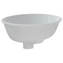 Lavabo de baño ovalado cerámica blanco 33x29x16,5 cm de vidaXL, Lavabos - Ref: Foro24-153715, Precio: 35,14 €, Descuento: %