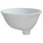 Lavabo de baño ovalado cerámica blanco 33x29x16,5 cm de vidaXL, Lavabos - Ref: Foro24-153715, Precio: 35,14 €, Descuento: %