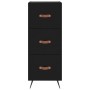 Black plywood sideboard 34.5x34x180 cm by vidaXL, Sideboards - Ref: Foro24-3198826, Price: 116,67 €, Discount: %