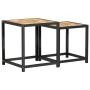 Coffee tables 2 units black and yellow MDF by vidaXL, Side tables - Ref: Foro24-331656, Price: 31,74 €, Discount: %