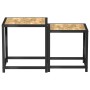 Coffee tables 2 units black and yellow MDF by vidaXL, Side tables - Ref: Foro24-331656, Price: 31,74 €, Discount: %