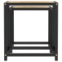 Coffee tables 2 units black and yellow MDF by vidaXL, Side tables - Ref: Foro24-331656, Price: 31,74 €, Discount: %