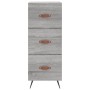 Aparador alto madera contrachapada gris Sonoma 34,5x34x180 cm de vidaXL, Aparadores - Ref: Foro24-3198831, Precio: 108,99 €, ...