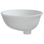 Lavabo de baño ovalado cerámica blanco 43x35x19 cm de vidaXL, Lavabos - Ref: Foro24-153718, Precio: 78,90 €, Descuento: %