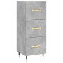 Concrete gray plywood sideboard 34.5x34x180 cm by vidaXL, Sideboards - Ref: Foro24-3198837, Price: 103,99 €, Discount: %