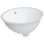 Lavabo de baño ovalado cerámica blanco 49x40,5x21 cm de vidaXL, Lavabos - Ref: Foro24-153720, Precio: 70,99 €, Descuento: %