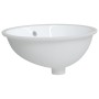 Lavabo de baño ovalado cerámica blanco 49x40,5x21 cm de vidaXL, Lavabos - Ref: Foro24-153720, Precio: 70,99 €, Descuento: %