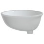 Lavabo de baño ovalado cerámica blanco 49x40,5x21 cm de vidaXL, Lavabos - Ref: Foro24-153720, Precio: 70,99 €, Descuento: %