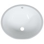 Lavabo de baño ovalado cerámica blanco 49x40,5x21 cm de vidaXL, Lavabos - Ref: Foro24-153720, Precio: 70,99 €, Descuento: %