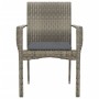 Garden chairs with cushions 2 units gray synthetic rattan by vidaXL, Garden chairs - Ref: Foro24-319882, Price: 114,10 €, Dis...