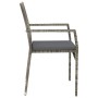 Garden chairs with cushions 2 units gray synthetic rattan by vidaXL, Garden chairs - Ref: Foro24-319882, Price: 114,10 €, Dis...