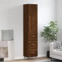 Tall brown oak plywood sideboard 34.5x34x180 cm by vidaXL, Sideboards - Ref: Foro24-3198832, Price: 111,36 €, Discount: %