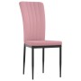 Sillas de comedor 2 unidades terciopelo rosa de vidaXL, Sillas de comedor - Ref: Foro24-326097, Precio: 93,99 €, Descuento: %