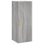 Aparador alto madera contrachapada gris Sonoma 34,5x34x180 cm de vidaXL, Aparadores - Ref: Foro24-3198847, Precio: 109,06 €, ...