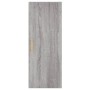 Aparador alto madera contrachapada gris Sonoma 34,5x34x180 cm de vidaXL, Aparadores - Ref: Foro24-3198847, Precio: 109,06 €, ...