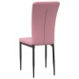 Sillas de comedor 2 unidades terciopelo rosa de vidaXL, Sillas de comedor - Ref: Foro24-326097, Precio: 93,99 €, Descuento: %