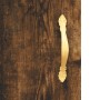 Aparador de madera contrachapada roble ahumado 34,5x34x180 cm de vidaXL, Aparadores - Ref: Foro24-3198838, Precio: 109,44 €, ...