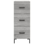 Tall gray Sonoma plywood sideboard 34.5x34x180 cm by vidaXL, Sideboards - Ref: Foro24-3198855, Price: 110,65 €, Discount: %