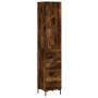 Smoked oak plywood sideboard 34.5x34x180 cm by vidaXL, Sideboards - Ref: Foro24-3198854, Price: 106,78 €, Discount: %