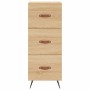 Oak Sonoma plywood sideboard 34.5x34x180 cm by vidaXL, Sideboards - Ref: Foro24-3199212, Price: 112,69 €, Discount: %