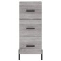 Aparador alto madera contrachapada gris Sonoma 34,5x34x180 cm de vidaXL, Aparadores - Ref: Foro24-3198863, Precio: 119,97 €, ...