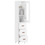 High glossy white plywood sideboard 34.5x34x180 cm by vidaXL, Sideboards - Ref: Foro24-3199211, Price: 116,41 €, Discount: %