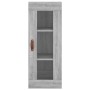 Aparador alto madera contrachapada gris Sonoma 34,5x34x180 cm de vidaXL, Aparadores - Ref: Foro24-3199215, Precio: 112,99 €, ...