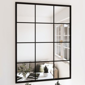 Espejos de pared 2 uds metal negro 80x60 cm de vidaXL, Espejos - Ref: Foro24-3189032, Precio: 130,99 €, Descuento: %