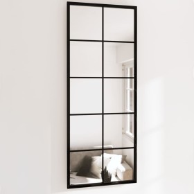 Espejos de pared 2 uds metal negro 100x40 cm de vidaXL, Espejos - Ref: Foro24-3189034, Precio: 119,99 €, Descuento: %