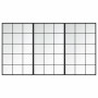 Wandspiegel 3 Stück aus schwarzem Metall 100x60 cm von vidaXL, Spiegel - Ref: Foro24-3189036, Preis: 228,59 €, Rabatt: %