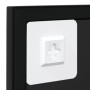 Wall mirrors 3 pcs black metal 100x60 cm by vidaXL, Mirrors - Ref: Foro24-3189036, Price: 228,59 €, Discount: %