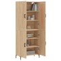 High oak-colored plywood sideboard 69.5x34x180 cm by vidaXL, Sideboards - Ref: Foro24-3199556, Price: 147,74 €, Discount: %