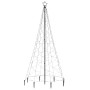 Weihnachtsbaum mit Metallstange 500 LEDs warmweiß 3 m von vidaXL, Weihnachtsbäume - Ref: Foro24-328623, Preis: 136,80 €, Raba...