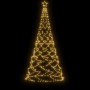 Weihnachtsbaum mit Metallstange 500 LEDs warmweiß 3 m von vidaXL, Weihnachtsbäume - Ref: Foro24-328623, Preis: 136,80 €, Raba...