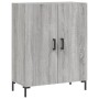 High sideboard sonoma gray plywood 69.5x34x180 cm by vidaXL, Sideboards - Ref: Foro24-3199559, Price: 153,73 €, Discount: %