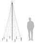 Weihnachtsbaum mit Metallstange 500 LEDs warmweiß 3 m von vidaXL, Weihnachtsbäume - Ref: Foro24-328623, Preis: 136,80 €, Raba...