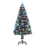 Árbol de Navidad artificial con soporte/LED 120 cm fibra óptica de vidaXL, Arboles de navidad - Ref: Foro24-284297, Precio: 5...