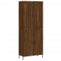 Aparador alto madera contrachapada marrón roble 69,5x34x180 cm de vidaXL, Aparadores - Ref: Foro24-3199568, Precio: 169,99 €,...