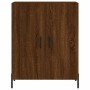 Aparador alto madera contrachapada marrón roble 69,5x34x180 cm de vidaXL, Aparadores - Ref: Foro24-3199568, Precio: 169,99 €,...