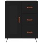 Hohes Sideboard Sperrholz schwarz 69,5x34x180 cm von vidaXL, Sideboards - Ref: Foro24-3199914, Preis: 176,87 €, Rabatt: %