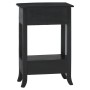 Mesa consola con cajones madera maciza caoba negro 50x30x75 cm de vidaXL, Mesas auxiliares - Ref: Foro24-337878, Precio: 100,...