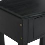 Mesa consola con cajones madera maciza caoba negro 50x30x75 cm de vidaXL, Mesas auxiliares - Ref: Foro24-337878, Precio: 100,...