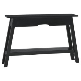 Console table solid black mahogany wood 110x30x75 cm by vidaXL, Side tables - Ref: Foro24-337890, Price: 117,99 €, Discount: %