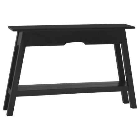 Mesa consola madera maciza de caoba negro 110x30x75 cm de vidaXL, Mesas auxiliares - Ref: Foro24-337890, Precio: 117,16 €, De...