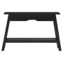 Console table solid black mahogany wood 110x30x75 cm by vidaXL, Side tables - Ref: Foro24-337890, Price: 117,16 €, Discount: %