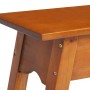 Solid mahogany wood console table 110x30x75 cm by vidaXL, Side tables - Ref: Foro24-337888, Price: 100,90 €, Discount: %