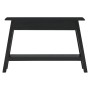 Console table solid black mahogany wood 110x30x75 cm by vidaXL, Side tables - Ref: Foro24-337890, Price: 117,16 €, Discount: %