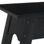 Console table solid black mahogany wood 110x30x75 cm by vidaXL, Side tables - Ref: Foro24-337890, Price: 117,16 €, Discount: %