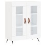 Aparador alto madera contrachapada blanco 69,5x34x180 cm de vidaXL, Aparadores - Ref: Foro24-3189285, Precio: 142,99 €, Descu...